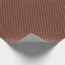 Dainty little brown polka dot pattern