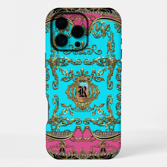 Dainty Nora Monogram  iPhone Case (Back)