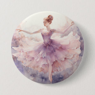 Dainty Sugar Plum Fairy Nutcracker Magic 7.5 Cm Round Badge