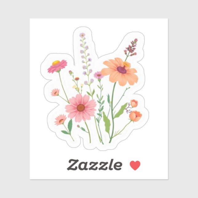 Dainty Wildflowers Botanical Floral  (Sheet)