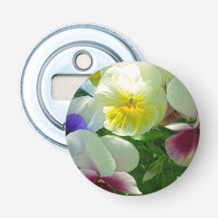 Dainty Yellow Pansies, Bottle Opener