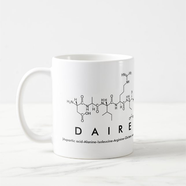 Daire peptide name mug (Left)