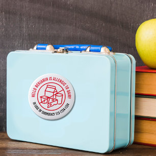 Dairy Allergy  Classic Round Sticker