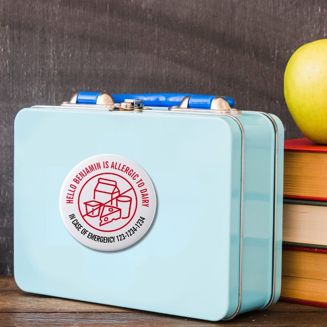 Dairy Allergy  Classic Round Sticker (Creator Uploaded)