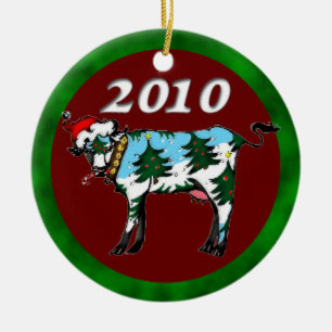 Dairy Christmas: 2010 Ceramic Ornament