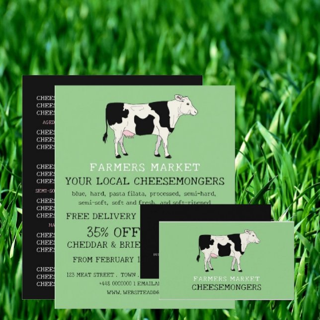Dairy Cow, Cheesemonger Advertising Flyer (Creator Uploaded)