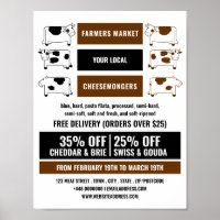 Dairy Cow Design, Cheesemonger Advertising