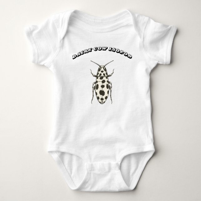 dairy cow isopod T-shirt Baby Bodysuit (Front)