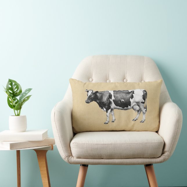 Dairy Cow Lumbar Cushion (Chair)