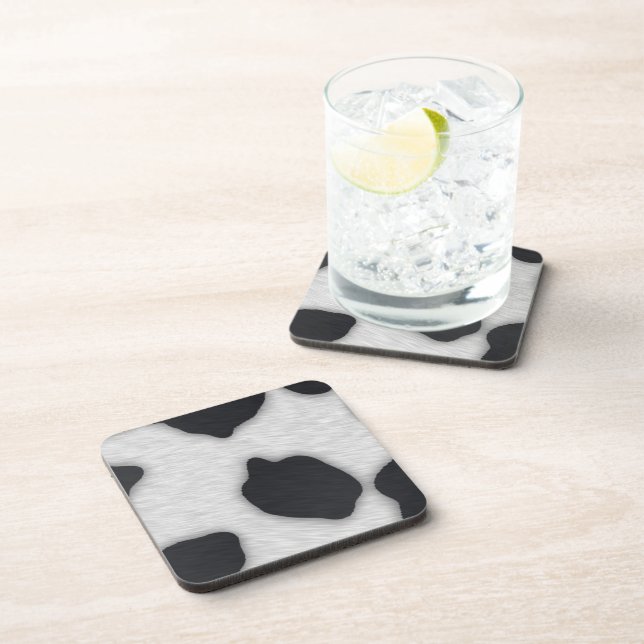 Dairy Cow Print Coaster (Right Side)