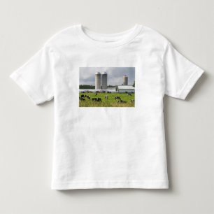 Dairy cows and farm near Taylor County Toddler T-Shirt