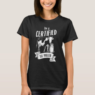 Dairy Farmer Cute Cow Farm Workers Men Women T-Shirt