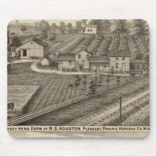 Dairy farms of RS Houston and WC White Mouse Pad