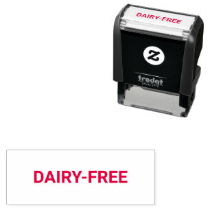 Dairy-free Allergy Friendly Self-inking Stamp