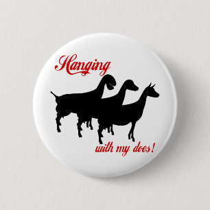 Dairy Goats 6 Cm Round Badge