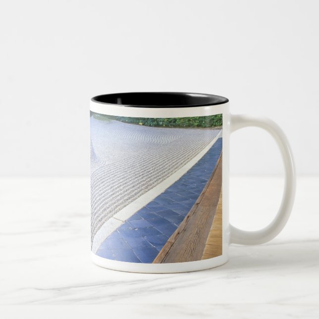 Daisen-in Temple Garden, Daitokuji, Kyoto, Japan Two-Tone Coffee Mug (Right)
