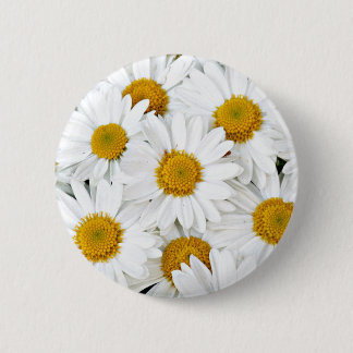 Daisies 6 Cm Round Badge