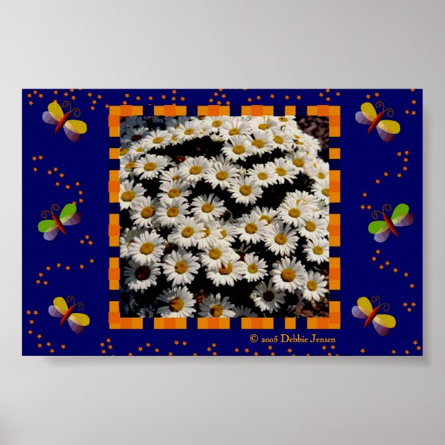 Daisies and Bugs Poster (Front)