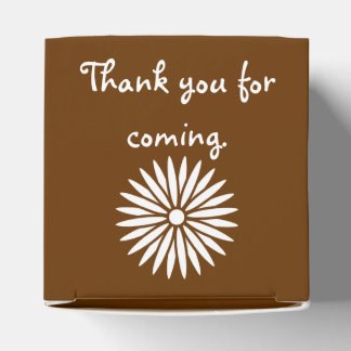 Daisies and Butterflies in Chocolate Favour Box