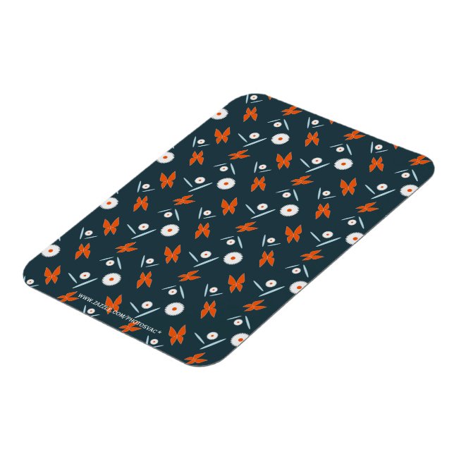 Daisies and Butterflies Magnet (Left Side)
