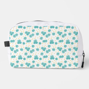 Daisies and Dots - Turquoise and Yellow  Dopp Kit