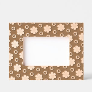 Daisies and Polka Dots Laser Etched Picture Frame