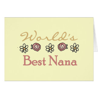 Daisies and Roses Worlds Best Nana