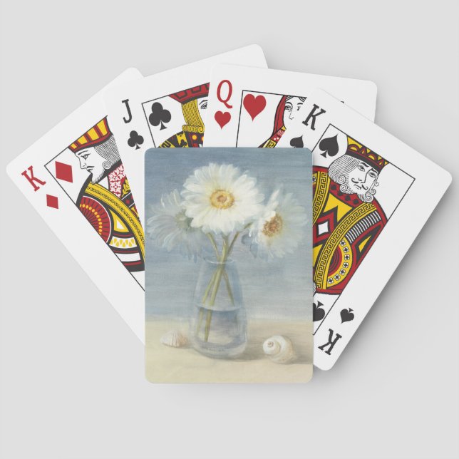 Daisies and Shells Playing Cards (Back)