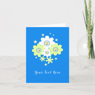 Daisies and Stars Thank You Card