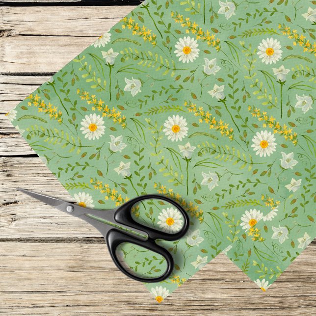 daisies and wildflowers tissue paper (Creator Uploaded)