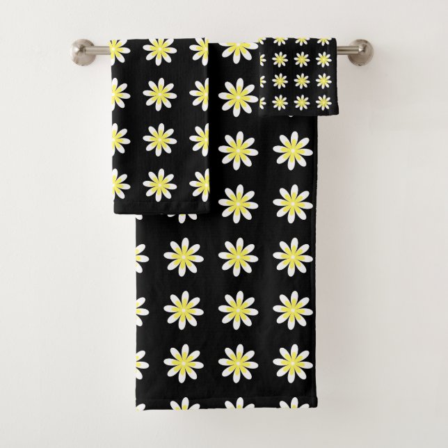 Daisies Bath Towel Set (Insitu)