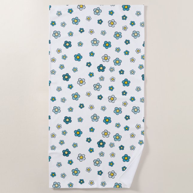 Daisies Beach Towel (Front)