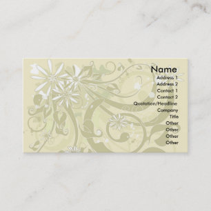 daisies business card
