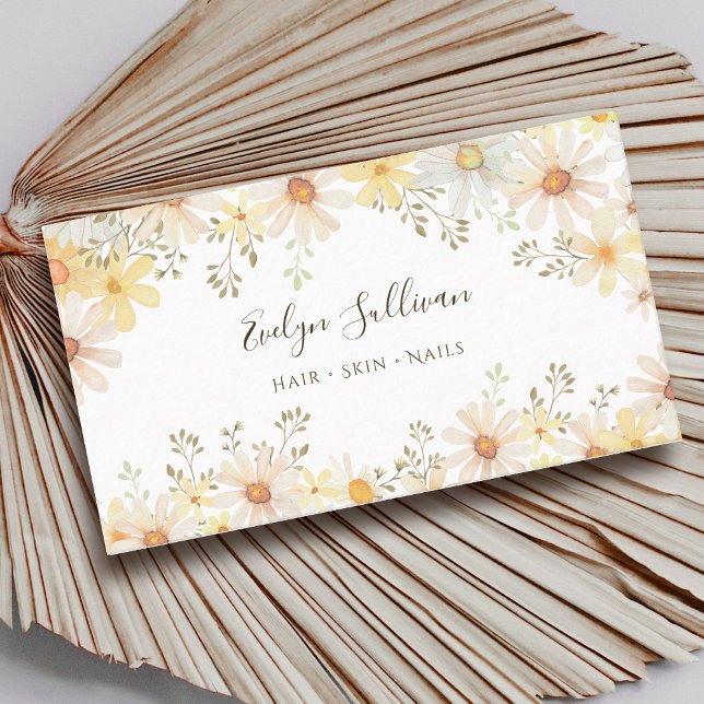 Daisies business card (Creator Uploaded)