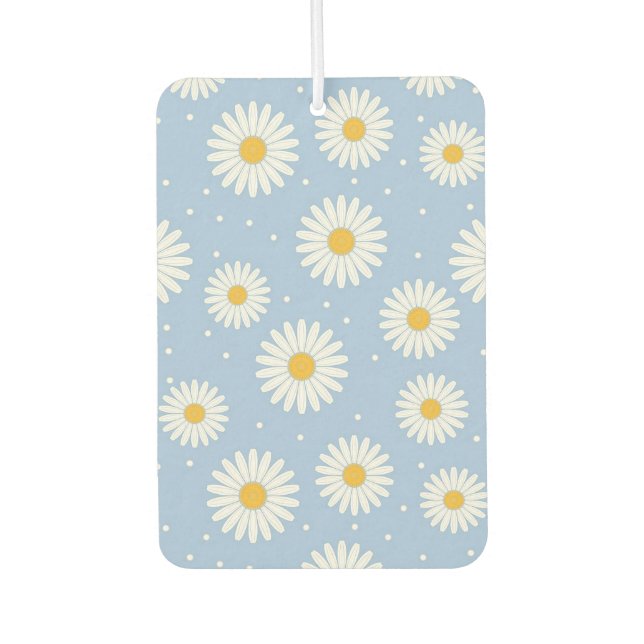 Daisies Car Air Freshener (Front)