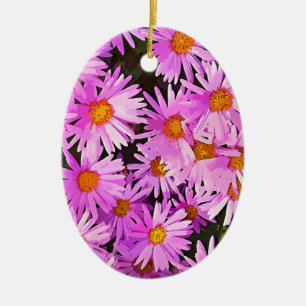 DAISIES CERAMIC TREE DECORATION