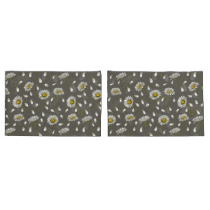 Daisies chic pattern pillowcase