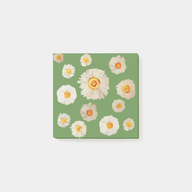 Daisies Drawing Post-it® Notes , Dasiy pattern (Front)