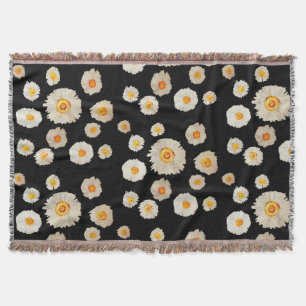 Daisies Drawing Thow Blanket