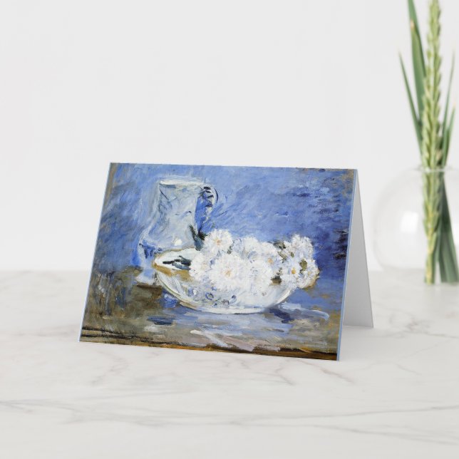 Daisies, fine art painting by Berthe Morisot, Card (Front)