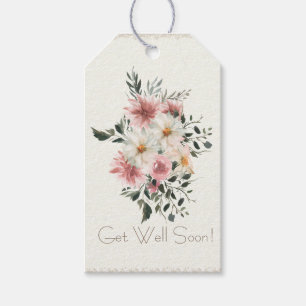 Daisies Floral Watercolor Personalized Gift Tag