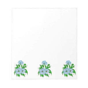Daisies flower notepad