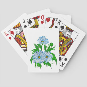 Daisies Flowers Playing Cards