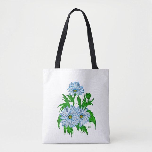 Daisies flowers tote bag (Front)