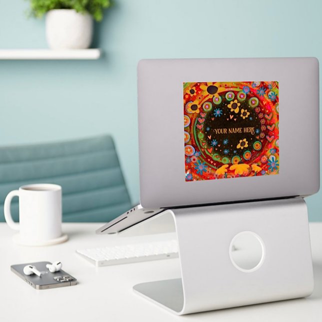 Daisies Fun Personalised Square Inspirivity (Creator Uploaded)