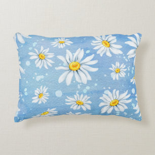 Daisies galore decorative cushion
