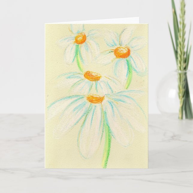 Daisies Greeting Card £2.75 (Front)