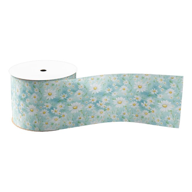 Daisies Grosgrain Ribbon (Spool)