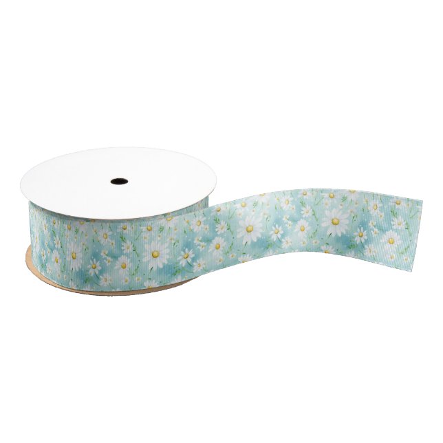 Daisies Grosgrain Ribbon (Spool)