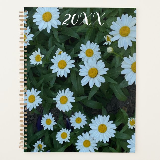 Daisies In A Garden Planner (Front)
